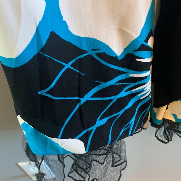 Blue floral dress , 1XL - Picture 5 of 5